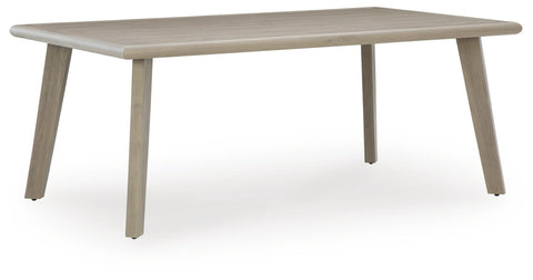 Carisbo RECT Dining Table w/UMB OPT