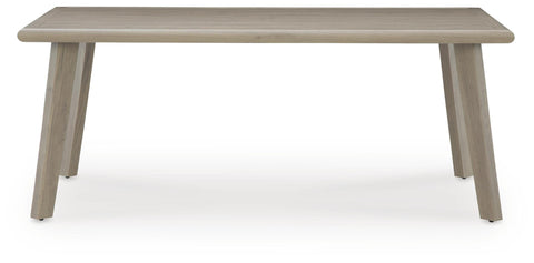 Carisbo RECT Dining Table w/UMB OPT