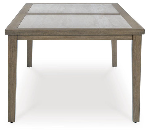 Rainier Ranch RECT Dining Table w/UMB OPT