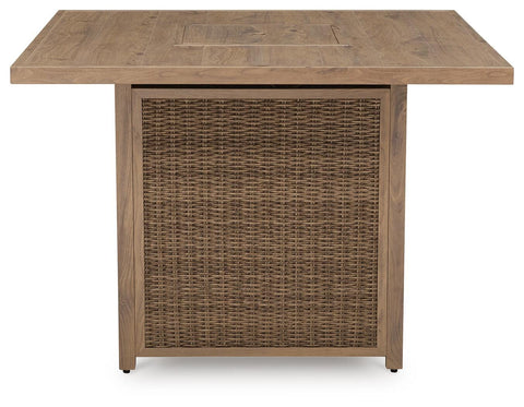 Walton Bridge Outdoor Bar Table with Fire Pit