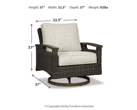 Paradise Trail Outdoor Fire Pit Table and 4 Chairs