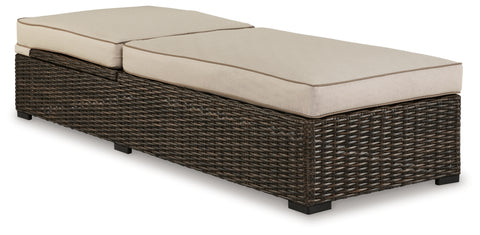 Coastline Bay Outdoor Chaise Lounge with Cushion
