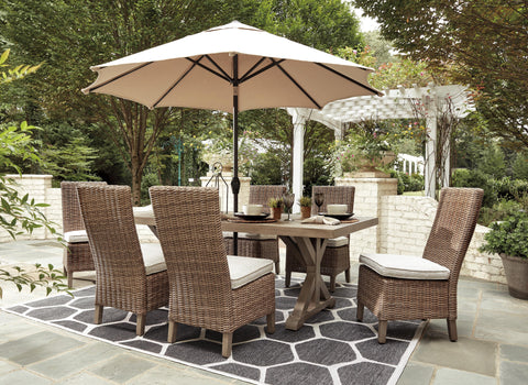 Beachcroft Outdoor Dining Table and 6 Chairs