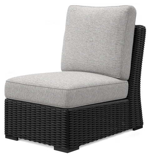 Beachcroft Outdoor Armless Chair with Cushion