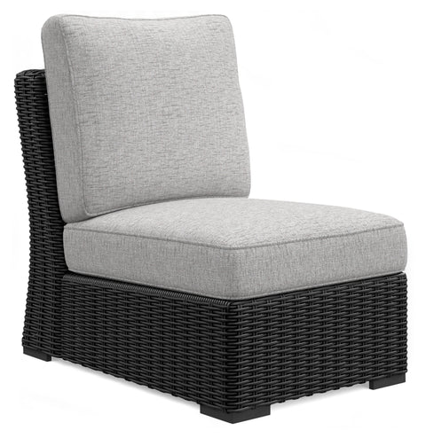 Beachcroft Outdoor Armless Chair with Cushion