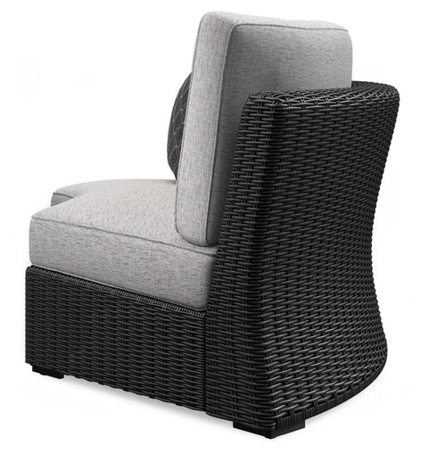 Beachcroft Outdoor Curved Corner Chair with Cushion