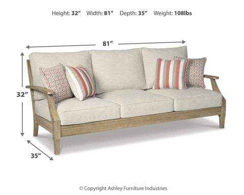 Clare View Outdoor Sofa with Lounge Chair