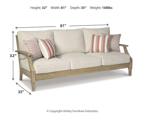 Clare View Outdoor Sofa with Lounge Chair