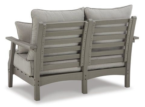 Visola Outdoor Loveseat with Coffee Table