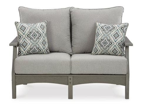 Visola Outdoor Loveseat with Coffee Table
