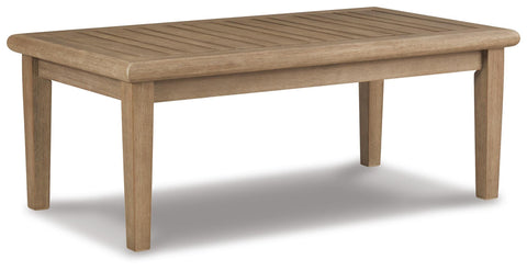 Clare View Outdoor Sofa with Coffee Table