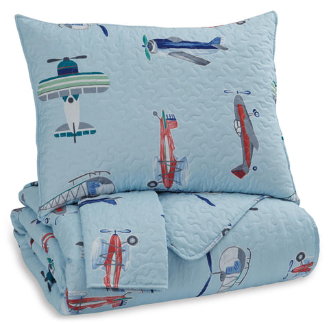 McAllen 3-Piece Full Quilt Set