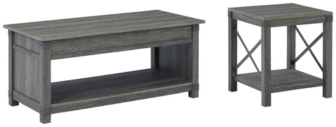 Freedan Coffee Table with 1 End Table