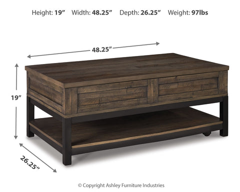 Johurst Coffee Table with 1 End Table