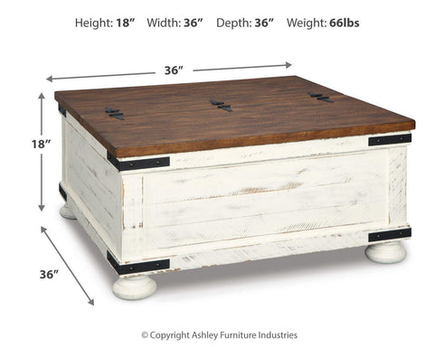 Wystfield Coffee Table with 2 End Tables