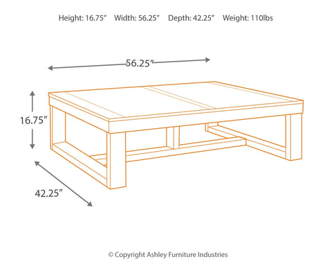 Watson Coffee Table with 1 End Table
