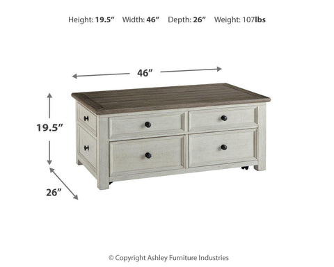 Bolanburg Coffee Table with 2 End Tables