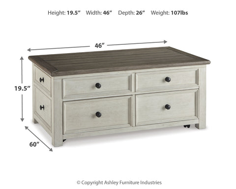 Bolanburg Coffee Table with 1 End Table