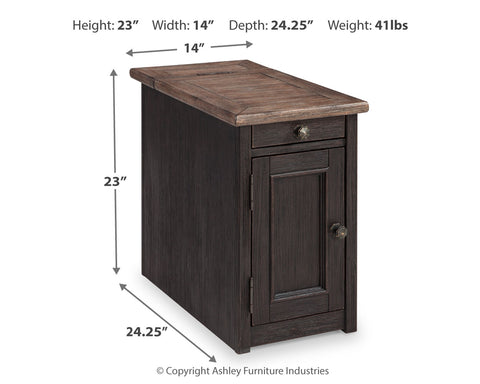 Tyler Creek Coffee Table with 2 End Tables