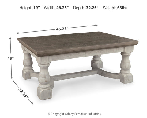 Havalance Coffee Table with 1 End Table