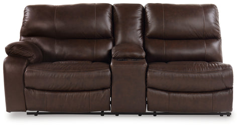 Family Circle Left-Arm Facing Power Reclining Loveseat with Console