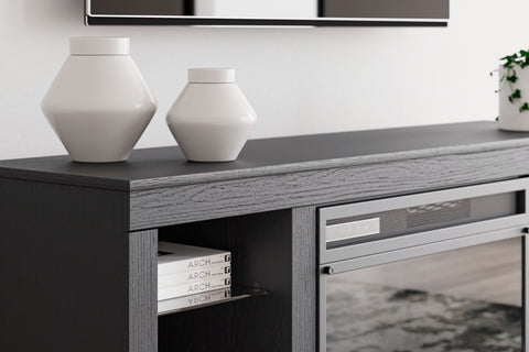 Cayberry 60 TV Stand with Electric Fireplace