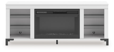 Brollevi 60 TV Stand with Electric Fireplace
