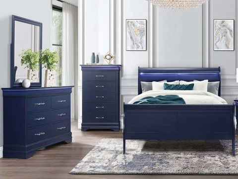 Queen Bedroom set (Blue)