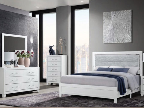 Queen Bedroom Set (White)