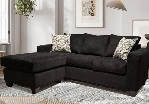 Black Mica Sectional sofa
