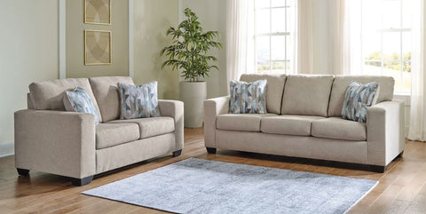 Sofa & Loveseat (Beige)