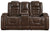 Game Zone Power Reclining Loveseat with Console