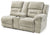 Family Den Right-Arm Facing Power Reclining Loveseat with Console