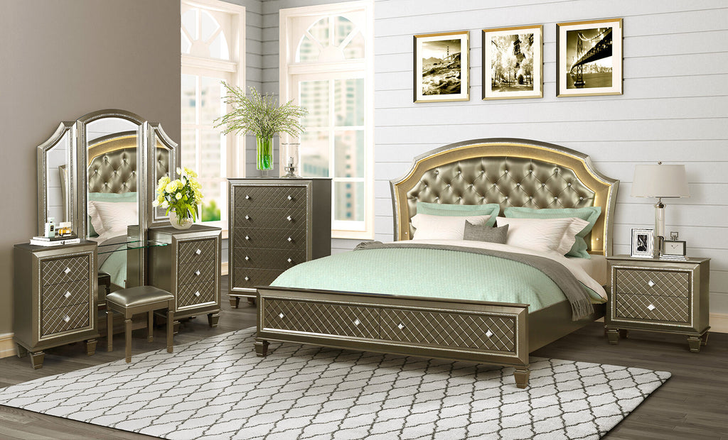 Lattice Queen Bedroom Set - JMD Furniture&Mattresses